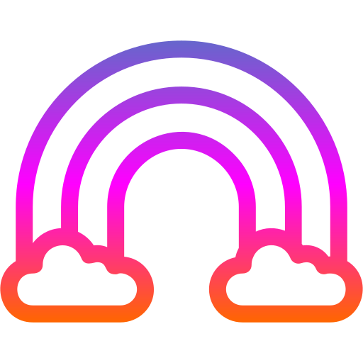 arcoíris Generic Gradient icono