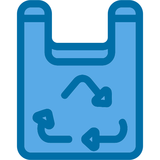 plastieken zak Generic Blue icoon