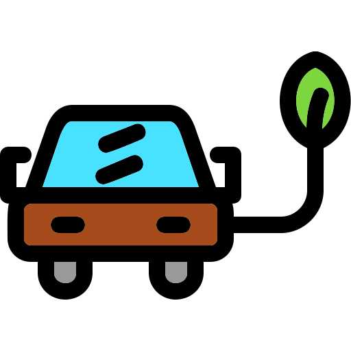 Эко автомобиль Generic Outline Color иконка