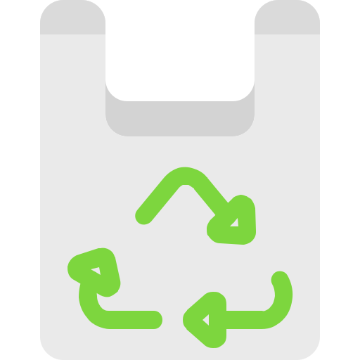 plastieken zak Generic Flat icoon