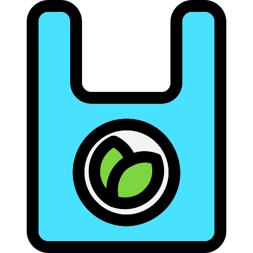 ekologiczna torba Generic Outline Color ikona