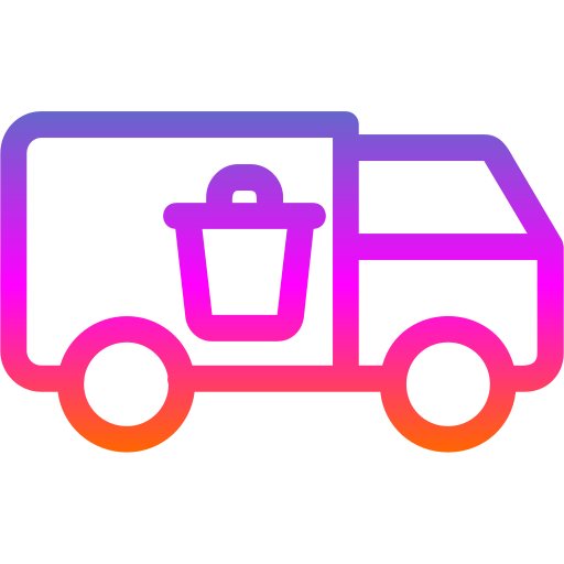 Garbage truck Generic Gradient icon