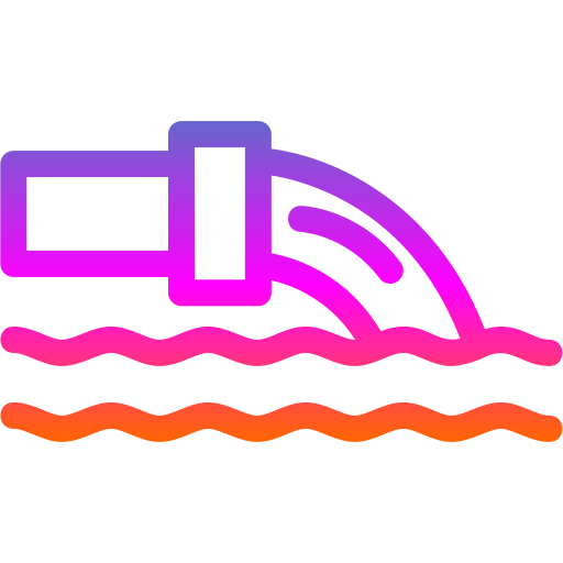 Water pollution Generic Gradient icon