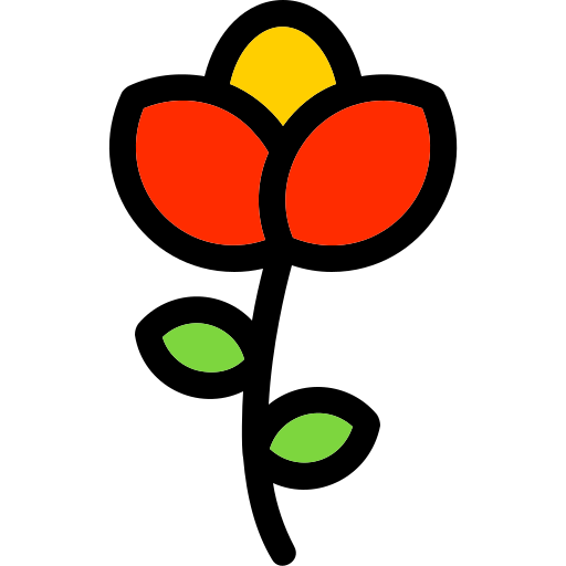 花 Generic Outline Color icon
