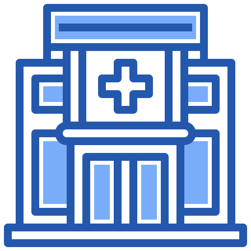 病院 Generic Blue icon