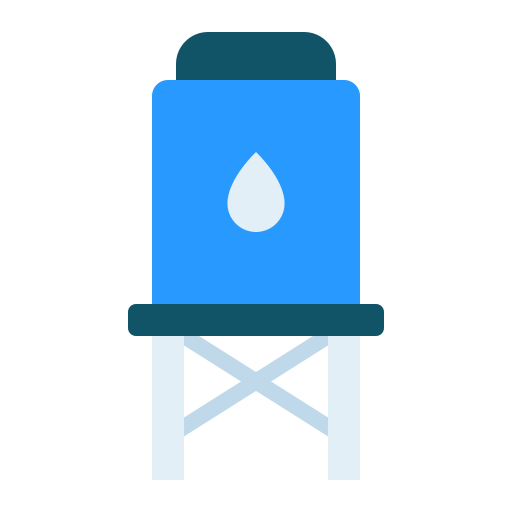 watertoren Generic Flat icoon