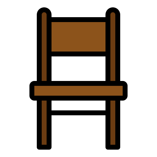 椅子 Generic Outline Color icon