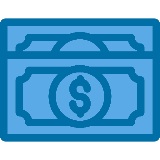 dinero en efectivo Generic Blue icono