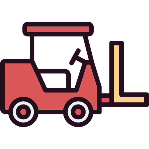 Forklift Generic Outline Color icon