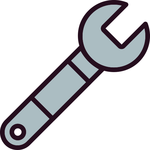 llave inglesa Generic Outline Color icono