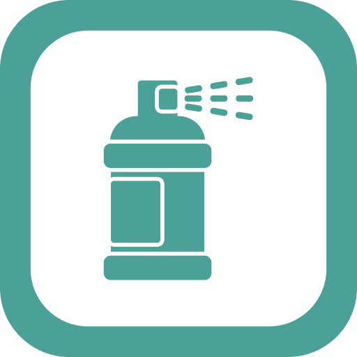 Spray bottle Generic Square icon