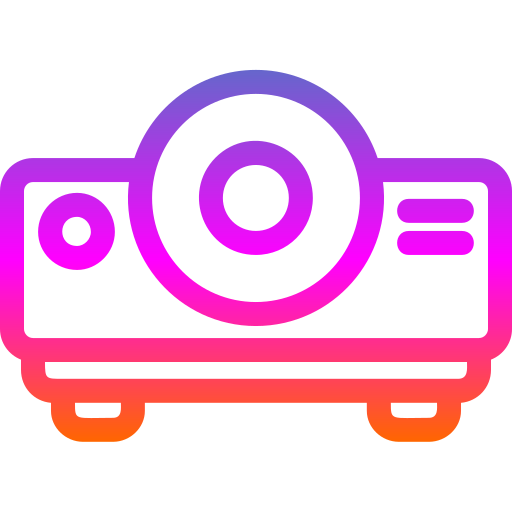 video proyector Generic Gradient icono