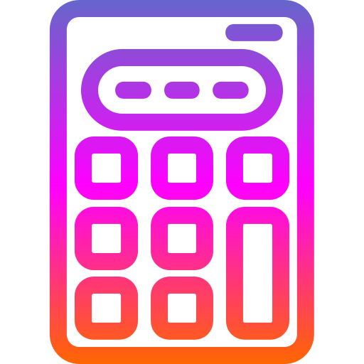 Calculator Generic Gradient icon