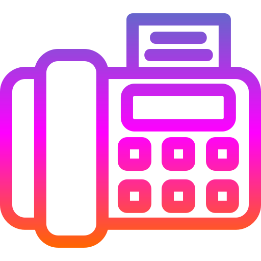 Fax machine Generic Gradient icon