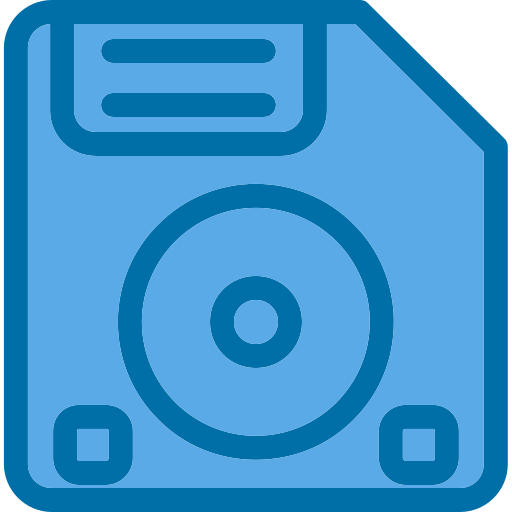 フロッピーディスク Generic Blue icon