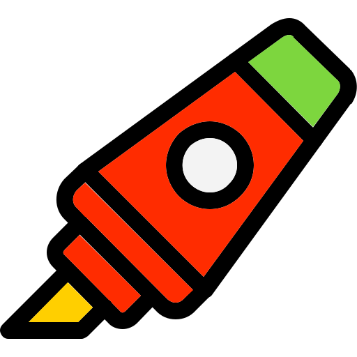 ハイライター Generic Outline Color icon