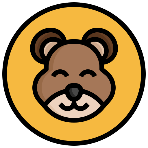 Медведь Generic Outline Color иконка