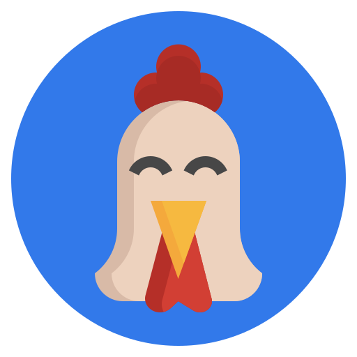 poulet Generic Flat Icône
