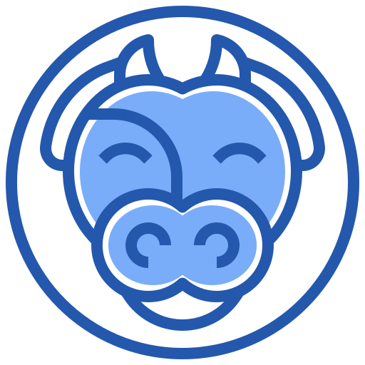 mucca Generic Blue icona
