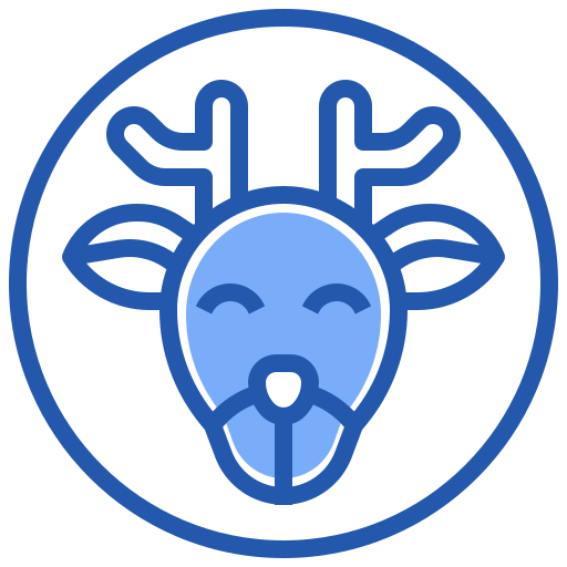 鹿 Generic Blue icon