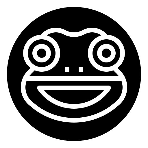 grenouille Generic Glyph Icône