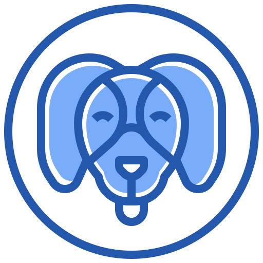 犬 Generic Blue icon