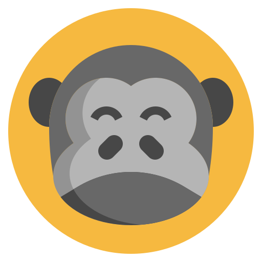 gorila Generic Flat icono