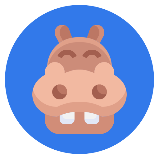 hipopotam Generic Flat ikona