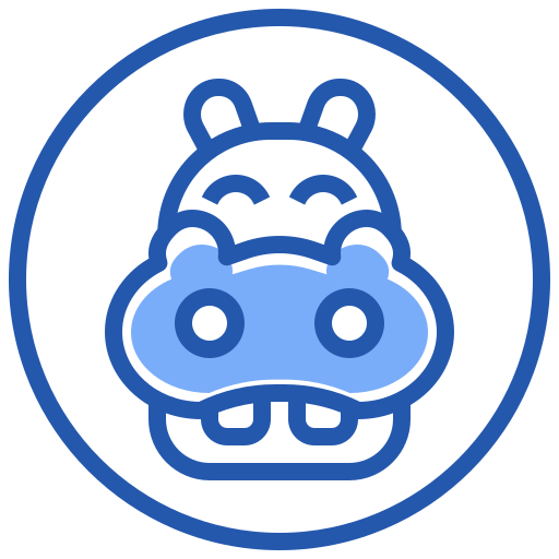 Hippo Generic Blue icon