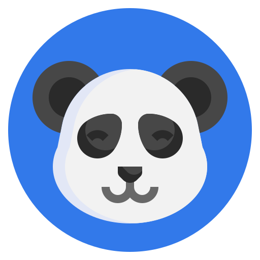 panda Generic Flat icoon