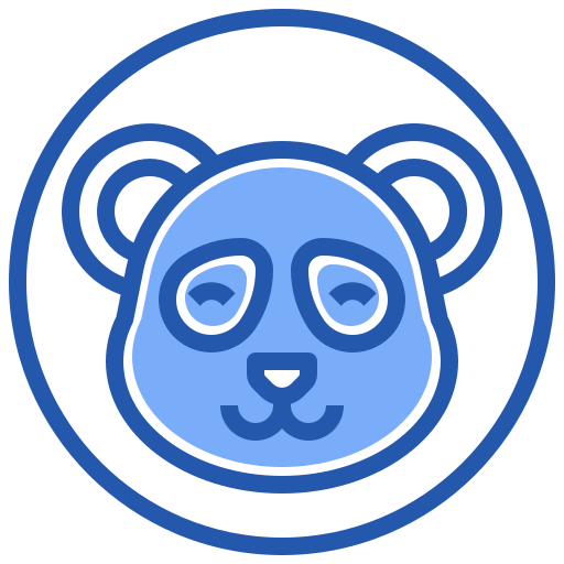 panda Generic Blue icono