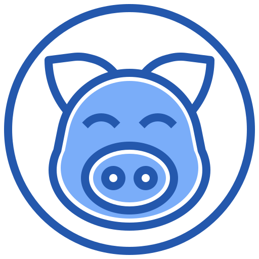 豚 Generic Blue icon