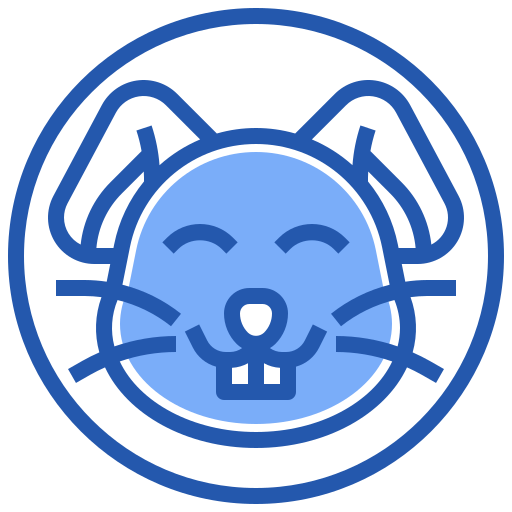 うさぎ Generic Blue icon