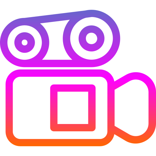 Видеокамера Generic Gradient иконка