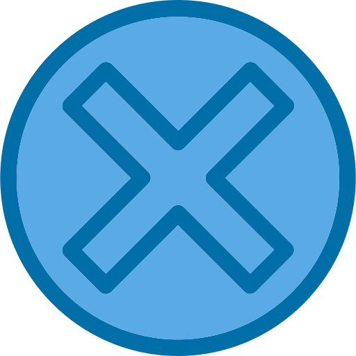 닫기 Generic Blue icon