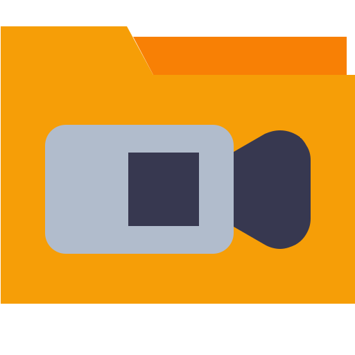 Video folder Generic Flat icon
