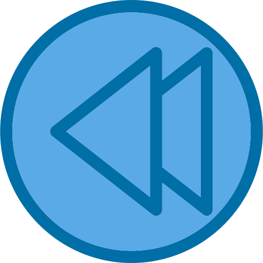 Rewind Generic Blue icon