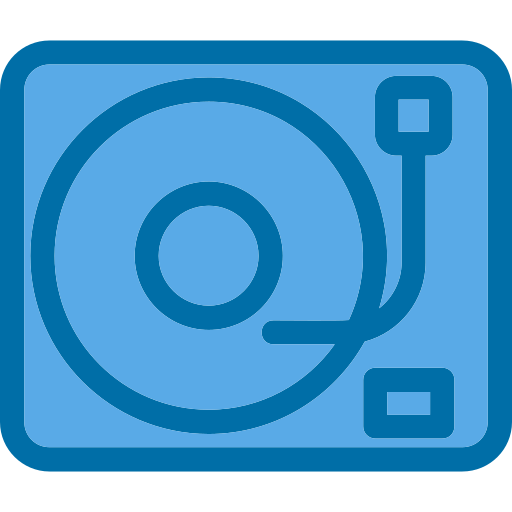 Turntable Generic Blue icon