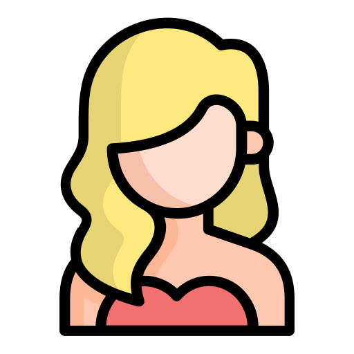 Actress Generic Outline Color icon