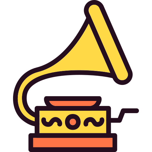 蓄音機 Generic Outline Color icon