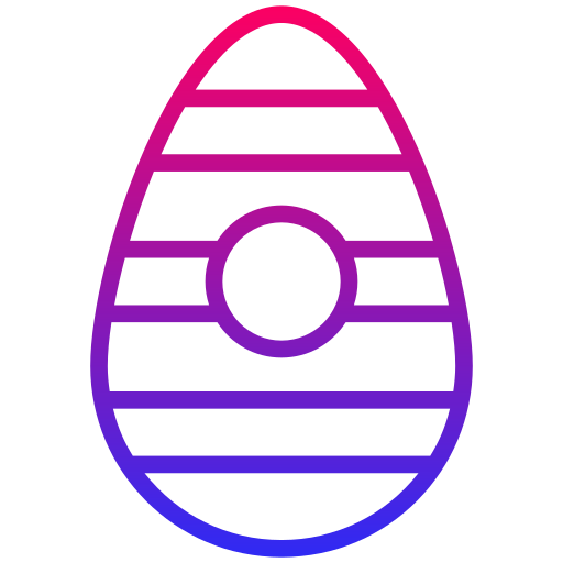 el huevo de pascua Generic Gradient icono
