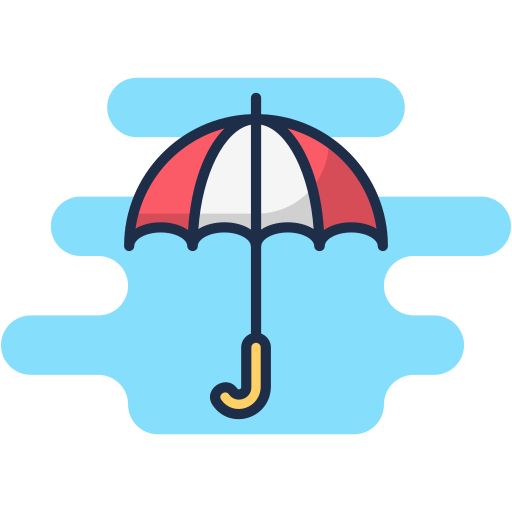 paraguas Generic Rounded Shapes icono