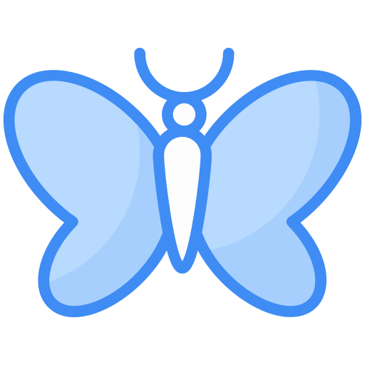 borboleta Generic Blue Ícone