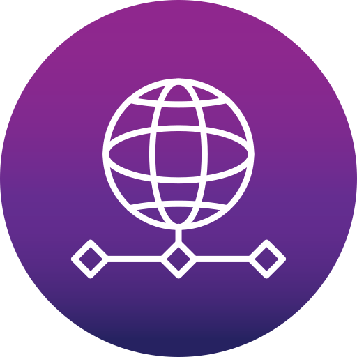 cuadrícula mundial Generic Flat Gradient icono