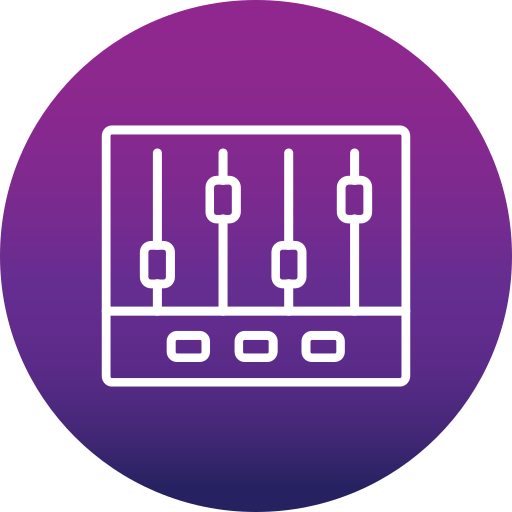 panel de control Generic Flat Gradient icono