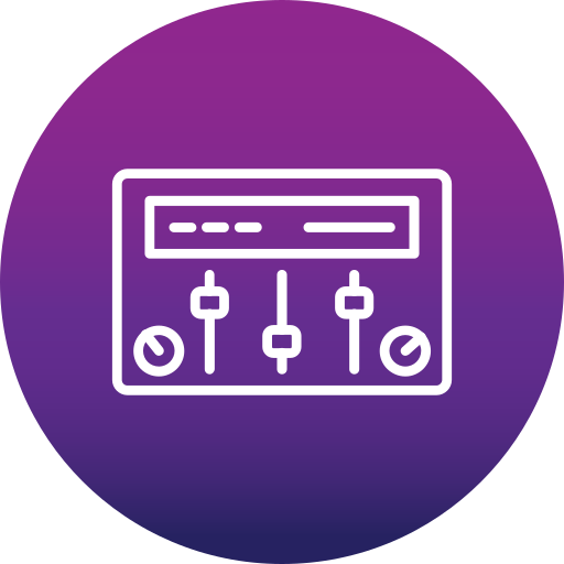 panel de control Generic Flat Gradient icono