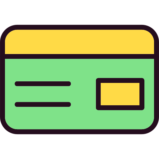 kreditkarte Generic Outline Color icon