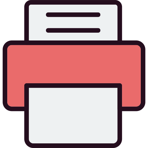 Printer Generic Outline Color icon