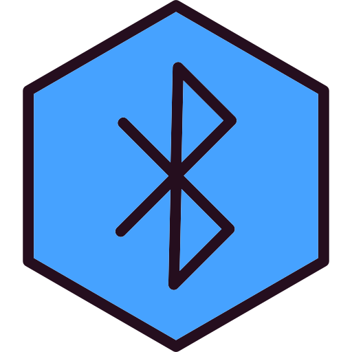 bluetooth Generic Outline Color ikona