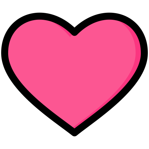 corazón Generic Outline Color icono